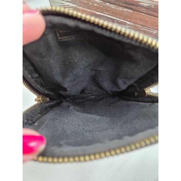 Leather Crossbody Small Purse Phone Case Zebra Print German Fuentes With Tags - Picture 7 of 9